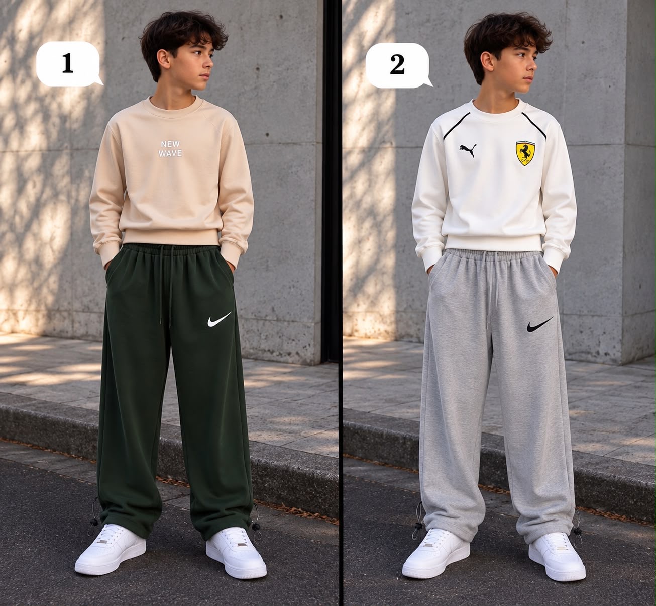 Baggy eşofman 2 iplik